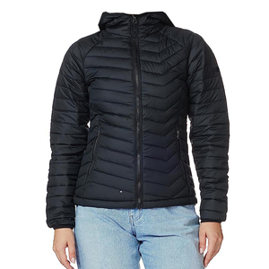 Chaqueta cortavientos acolchada, abrigo de plumón de pato, abrigos cálidos holgados de manga larga con capucha de Invierno para mujer, transpirable OEM - Product Image 1