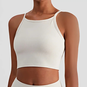 Sujetador deportivo con logotipo personalizado Ropa deportiva Sujetadores de entrenamiento Gimnasio Fitness Camiseta sin mangas Yoga Sujetador deportivo Mujer - Product Image 1