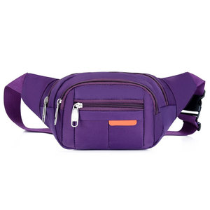 Sacs banane tendance portables de haute qualité avec fermeture éclair imperméable et logo personnalisé, vente en ligne - Product Image 1