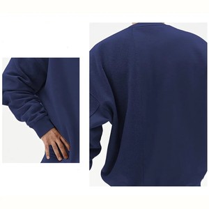 Sudadera de Algodón 100% para Escalada, Ajuste Regular, Teñido Liso, Forro Polar Transpirable, Patrón Sólido, Top Casual de Invierno al por Mayor - Product Image 4