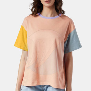 Vente directe d'usine T-shirts confortables T-shirts pour femmes les plus vendus T-shirts pour femmes fabriqués au Pakistan - Product Image 1