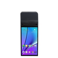 Terminal de point de vente portable Android 11 Écran HD de 7 pouces avec imprimante thermique de reçus et d'étiquettes de 80mm supportant NFC/4G/Play Store