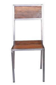 Ensemble de chaises de salle à manger Heurich, style moderne vintage, écologiques, en bois recyclé et en fer, meubles de maison portables, hauteur réglable pour la maison - Product Image 2