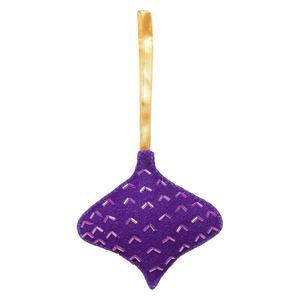 Décorations de Noël en velours perlé brodé à la main Paon Lama Père Noël Chaussettes Volantes Moineau Éléphant Arbre Cadeaux Sacs - Product Image 2