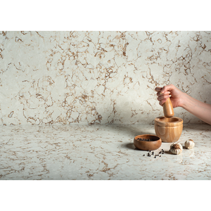 Quartz Natural <b>Marble</b> Countertop Rectangular Polished Eased Edge Modern Kitchen Surface Non-Toxic Stone <b>Top</b> vanity taj mahal - Product Image 1
