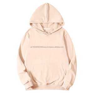 Sudadera con Capucha Personalizada con Logotipo Bordado para Hombre, Sudadera con Capucha Bordada Unisex de Algodón y Poliéster sin Cordones, Sudadera Lisa para Hombre - Product Image 1