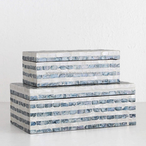 Home Accessories Mother of Pearl <b>Boxes</b> MOP Box Handmade Customized logo Mother of Pearl Inlay <b>Boxes</b> in Viet Nam - Product Image 1