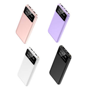 סוללת גיבוי ניידת בעלת קיבולת גבוהה <span class=keywords><strong>10000mAh</strong></span>, 22.5W, 5A, צג LED, דקה במיוחד, יציאות USB כפולות מסוג Type-C, כניסת Micro USB מהירה - Product Image 1