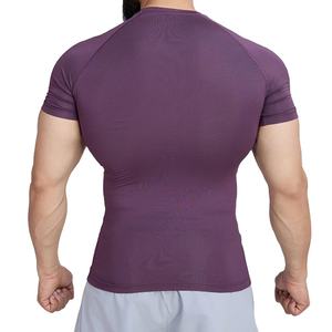 Camiseta de Compresión Personalizada, Elástica en 4 Direcciones, de Alta Calidad para Hombre, Ligera, 100% Algodón, Transpirable y Ecológica, para Gimnasio y Entrenamiento - Product Image 2