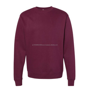 Impresión personalizada 100% de algodón de alta calidad sudaderas de lana de peso pesado de gran tamaño de los hombres de cuello redondo sudaderas - Product Image 1