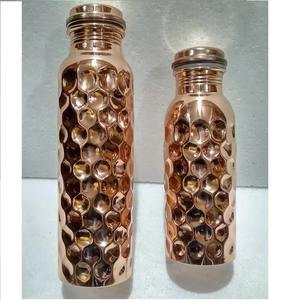 Botella de agua de cobre ecológica de 500ml, diseño de impresión de esmalte térmico alto para deportes, gimnasio, oficina, viajes, camping, novedad - Product Image 6