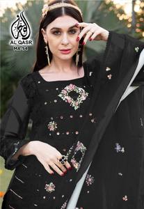 Dernier Designer Faux Georgette Broderie Séquence Pakistanaise Salwar Suit Par Fabzone - Product Image 3