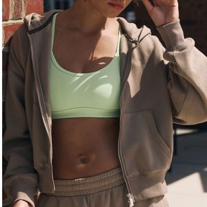 Sweat à capuche surdimensionné pour femme personnalisé, 100% coton molletonné, épaules tombantes, fermeture éclair, sweat à capuche OEM ODM - Product Image 2