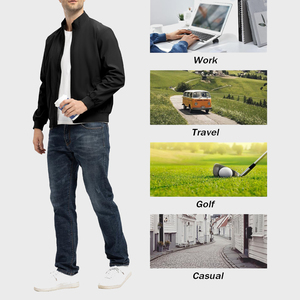 Chaqueta Cortavientos Personalizada con Logotipo, Impermeable, Moderna, Elegante, Ligera, Informal, Clásica para Hombre - Product Image 5