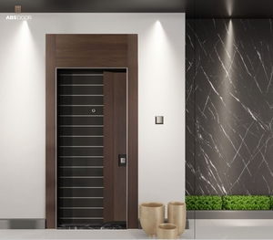 ABSDOOR MOVE Porte en acier inoxydable réglable et sécurisée élégante qualité turque haute sécurité son thermique entrée manuelle Villa hôtel - Product Image 3