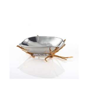 Premium Brass and Steel Metal Serving Bowl Handcrafted Heavy Gauge Design for Kitchen Dining - Product Image 6