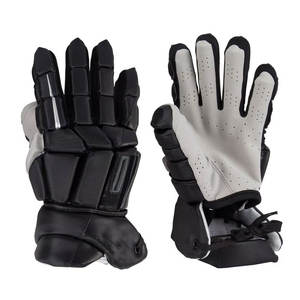 Gants de crosse en cuir de qualité, légers, avec rembourrage confortable pour les joueurs actifs, entraînement et match - Product Image 1