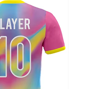 เสื้อฟุตบอลปากีสถาน & ฝรั่งเศสเสื้อ100% ใส่สบายชุดโพลีเอสเตอร์พิมพ์ซับลิเมชันเสื้อสไตล์เสื้อปรับแต่งโลโก้ได้ - Product Image 5