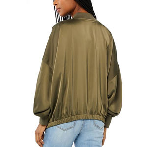 2025 New Custom Embroidered Design Satin <b>Jackets</b> for Men 3d Printed Women's Satin Bomber <b>Jackets</b> for Men Women's Satin <b>Jackets</b> - Product Image 2