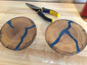 AGREE UNIQUE DESIGN SOUS-VERRE EN RÉSINE DE BOIS ÉPOXY pour Café Thé Boisson Bois Personnaliser Tasse à thé carrée ronde - Product Image 2