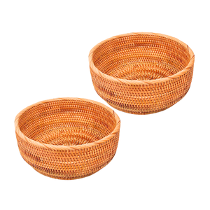 VENTA CALIENTE Exportación de Vietnam Cesta de ratán natural para revistas y archivos de organización de oficina en casa - Product Image 1