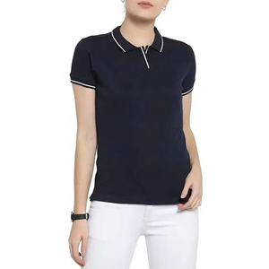 Camiseta Polo de mujer de tendencia elegante 2025, camiseta Polo de manga corta con logotipo estampado a la moda para mujer - Product Image 6