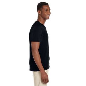 Camisetas esenciales con cuello en V para hombre, Camiseta de algodón transpirable sin etiqueta - Product Image 6