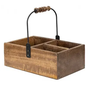 Châu Âu Gỗ phong cách Sản phẩm thiết kế mới xu hướng thời trang cả hợp lý tỷ lệ Handmade Trang trí Caddy nhà sản xuất và xuất khẩu