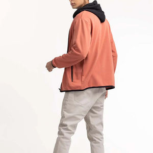 Sweat à capuche zippé entièrement respirant et confortable en tissu pour hommes/Sweat à capuche zippé pour hommes de qualité supérieure - Product Image 6