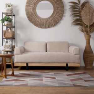 โซฟา2ที่นั่งสไตล์มอนซ่าโซฟานุ่มสบายหรูหราเหมาะสำหรับห้องนั่งเล่นขนาดเล็กและวิลล่า - Product Image 1