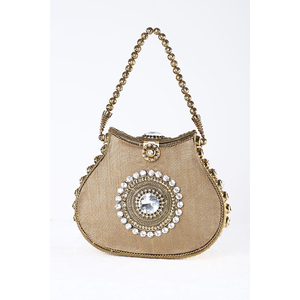 Sac à main léger en métal perlé pour femme, capacité de 1 à 1,9 L, avec doublure en soie, marque Vivid, provenant d'un fabricant indien de premier plan - Product Image 1