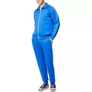 Vente en gros Logo imprimé personnalisé, ensemble de 2 pièces, sweat-shirts à capuche, sweat-shirt de gymnastique, d'entraînement, sport, Jogging, survêtement à fermeture éclair pour hommes - Product Image 2