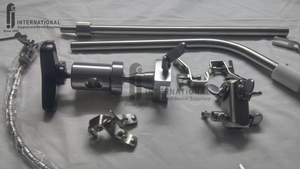 Leyla Premium Medical Grade Manual Power Leyla Juego de bases neuroquirúrgicas Retractor de cerebro de acero inoxidable con retención automática - Product Image 4