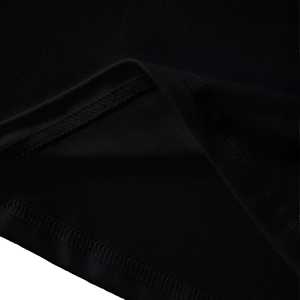 <b>Women</b> <b>Black</b> Three Quarter Sleeve T <b>Shirt</b> O-Neck Regular Fit Soft Stretch Breathable Quick Dry Knitted Solid Cute Everyday Basic - Product Image 5