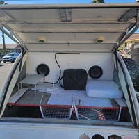 Petite caravane de camping en forme de larme personnalisée |   Mini caravane de voyage légère et caravane d'aventure en plein air à vendre