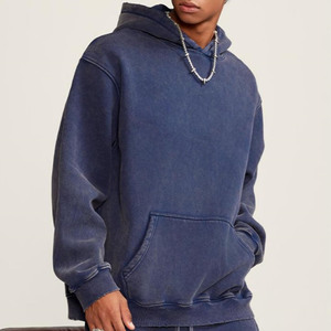 เสื้อมีฮู้ดผู้ชายโอเวอร์ไซส์ผ้าฝ้าย100% สั่งทำโลโก้ได้ตามต้องการ - Product Image 3