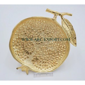 ชามรูปสับปะรดผลไม้ชุบทองสำหรับตกแต่งเครื่องใช้บนโต๊ะอาหารทันสมัย - Product Image 1