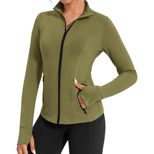 Chaquetas Ajustadas de Yoga para Mujer, Top con Mangas Abullonadas, Detalle Voluminoso en los Brazos, Silueta Distintiva, Estilo Femenino, Tendencia Exagerada - Product Image 5
