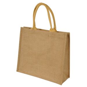 Portable Women's Big <b>Size</b> Beach <b>Bag</b> Jute Burlap Canvas Tote Bamboo Loop Handles Cotton Custom Logo PE Material Girls' Shopping - Product Image 6