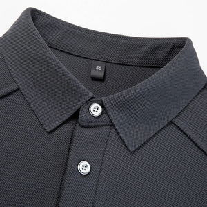 Luxe Vintage surdimensionné 100% coton piqué pour Polo Designer manches courtes col rond respirant grande taille tricoté - Product Image 4