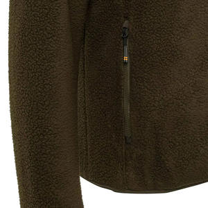 Chaqueta polar Sherpa para hombre, abrigo polar cálido de invierno, chaqueta informal de algodón con cremallera, logotipo personalizado OEM - Product Image 5