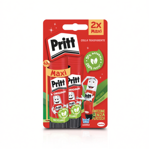 Pritt Cold <b>Glue</b> Sticks Set 2x43g (86g) Original Bianco Clear Drying Medium Viscosity <b>Model</b> 0927091 - Product Image 2