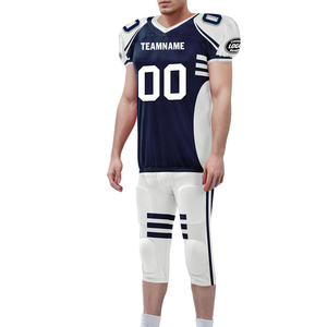 Uniforme de Fútbol Americano de Alta Calidad, Jersey con Estampado Digital y Costuras, Transpirable, Talla Adulto, Conjunto de Entrenamiento Estilo EE. UU. - Product Image 3