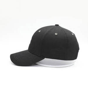 Gorras de béisbol de algodón negro Ajuste ajustable Sombreros lisos unisex para verano Gorras de béisbol negras informales transpirables a precio de fábrica - Product Image 4