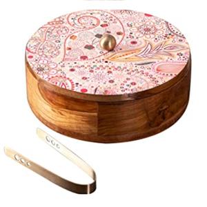 หม้อไม้เสิร์ฟอาหารสำหรับงานเลี้ยงอาหารค่ำของโรงแรมหม้อเสิร์ฟอาหารดีไซน์ทำด้วยมือ - Product Image 2