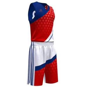 Ropa deportiva elegante de poliéster 100%, uniformes de baloncesto de colores vibrantes impresos de alta demanda, conjuntos de ropa de equipo de calidad Premium - Product Image 5