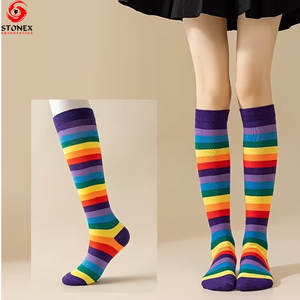 Calcetines Largos de Algodón y Elastano para Mujer, Cálidos para Otoño, de Alta Calidad, Suaves, de Secado Rápido, para Uso Diario - Product Image 4