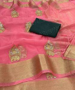 Lehenga en mousseline de soie en satin le plus choisi: ensemble gracieux pour des événements spéciaux artisanat exquis pour le style - Product Image 6