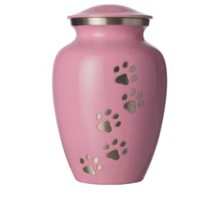 เครื่องทองเหลืองสำหรับงานศพสัตว์เลี้ยงพร้อมแผ่นพิวเตอร์และแผ่นโลหะสีน้ำเงินท้องฟ้าสำหรับงานศพ - Product Image 6