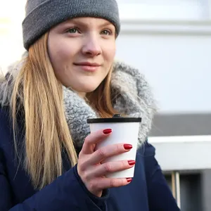 ORNAMIN Moving Martha - Gobelet réutilisable de 300 ml pour cafés, traiteurs, restaurants et systèmes de dépôt réutilisables |   Sans BPA - Product Image 3